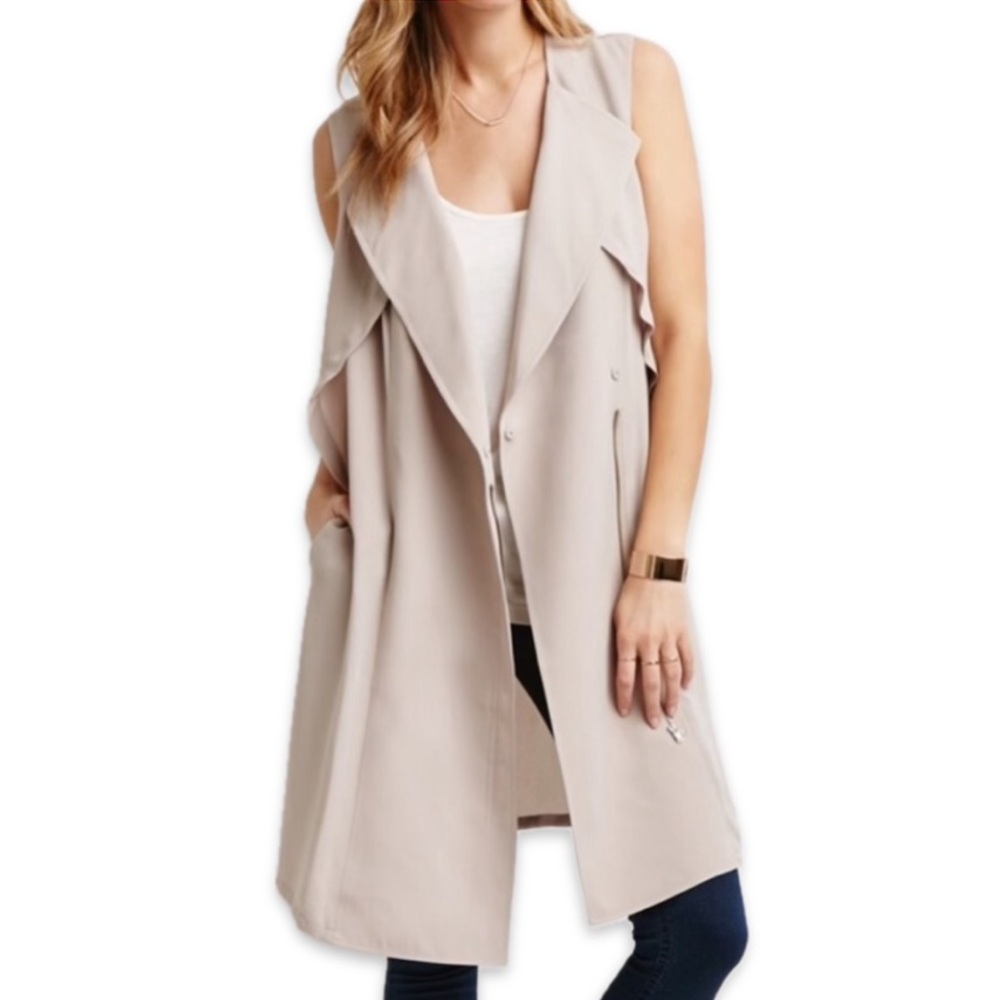 Forever 21 Trench Style Vest